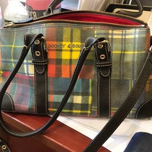 Dooney and Burke plaid bag